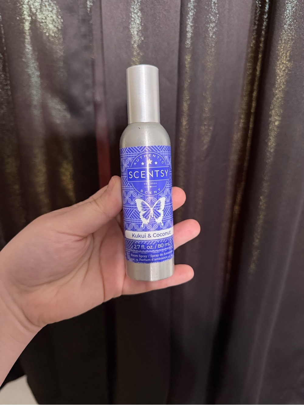 Scentsy Room Spray - Kukui & Coconut